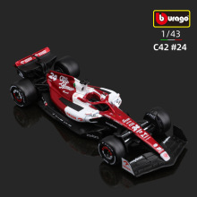 Bburago 1:43 Alfa Romeo F1 Racing Team C42 #24 Guanyu Zhou #