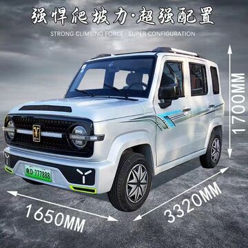 新能源电动四轮车老头乐代步车油电两用越野低速2024新款电动车