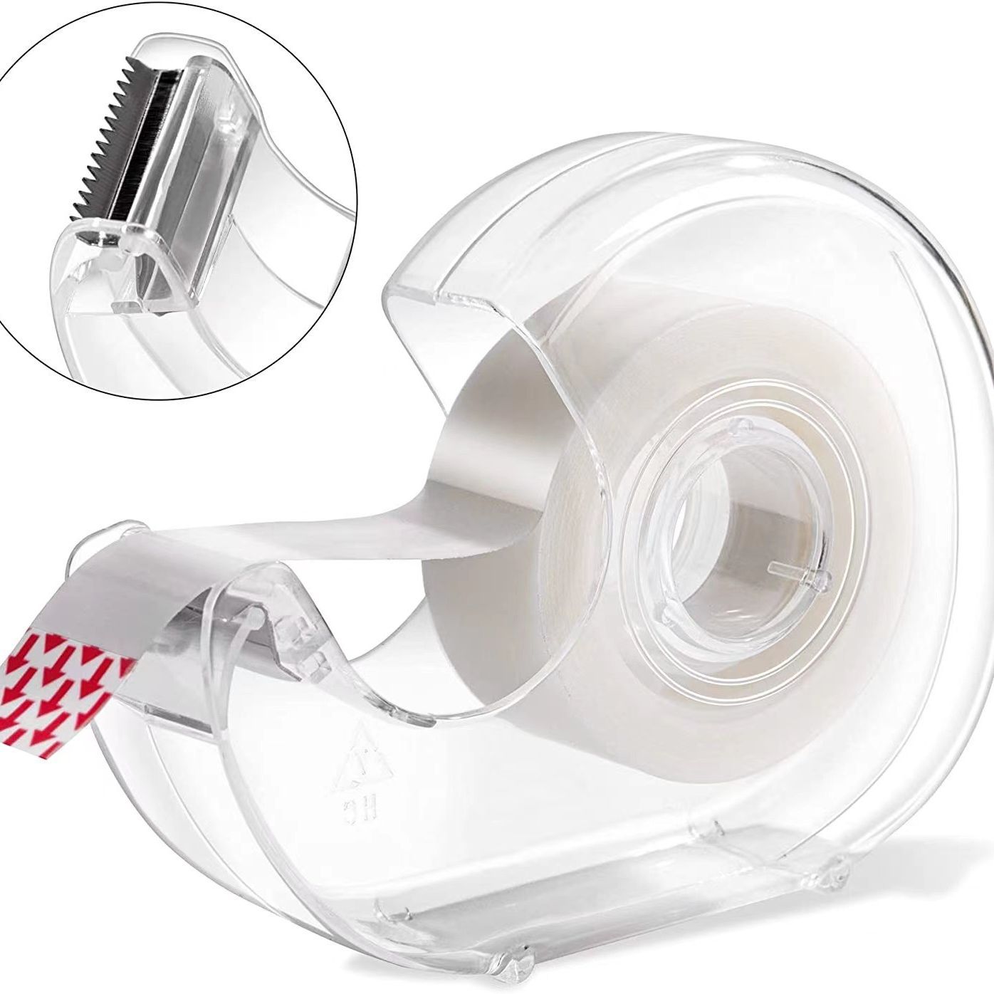 with stationery adhesive tape suit combination invisible snail small tape base tape dispenser office stationery adhesive tape holder