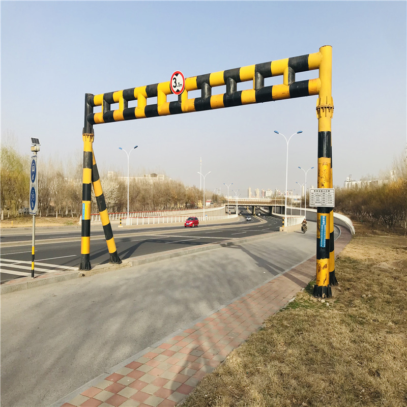 公路限高杆限高架电动龙门架液压升降限高杆地下车库限高杆可定制