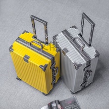 Wp行李箱女拉杆箱子男结实耐用合金铝框皮箱学生大容量旅行箱密码