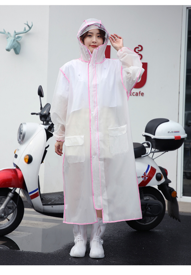 雨伞雨衣长款身单人男女款时尚防暴雨电动电瓶车自行车成人雨披