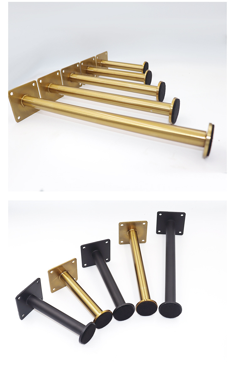 不锈钢电视柜脚可调节家具金属脚支撑腿沙发脚轻奢五金家具地脚