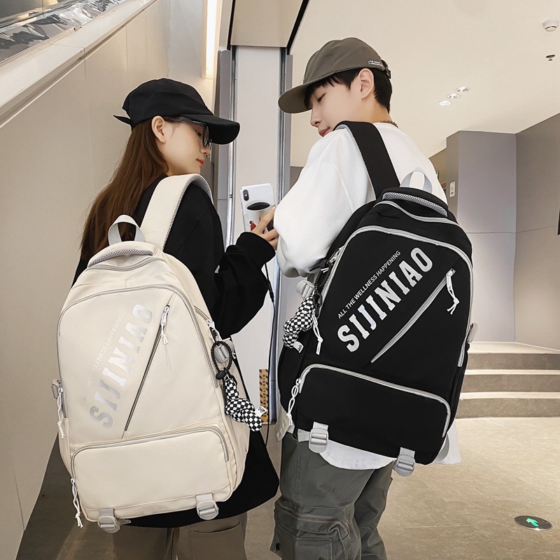 Schoolbag Female High School and College Student Backpack Large Capacity Casual Trend Computer Backpack Japanese Trendy Lightweight Simple