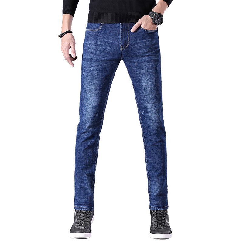   6 Seiko All-Matching Slim Fit Pants Men's Fashion Brand Characteristic Stretch Classic Youth Jeans Men's Factory Direct Men's Clothing