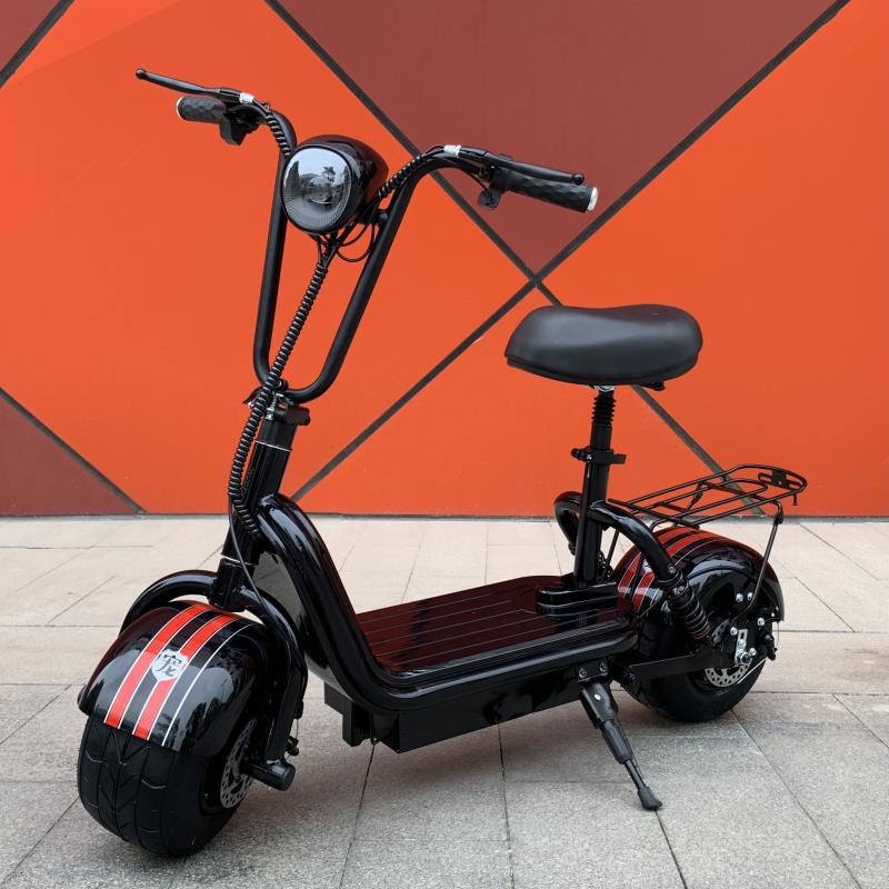 小哈雷折叠电动车自行车迷你小型电瓶车滑板车女士摩托宽胎代步车