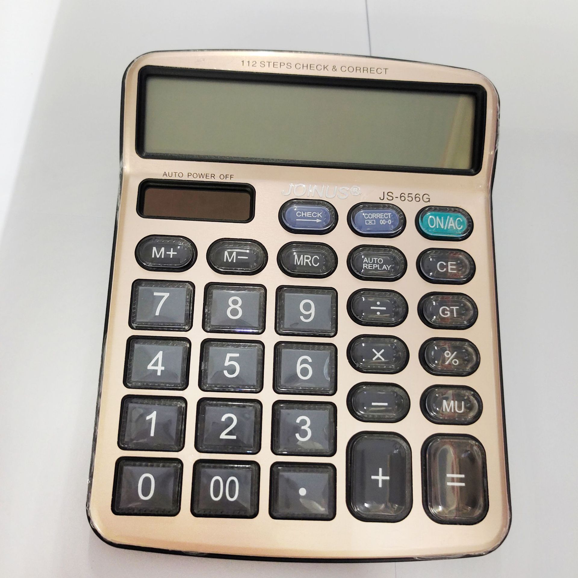 js656g计算器考试专用双电源便携算数计算机太阳能型财会办公用-阿里