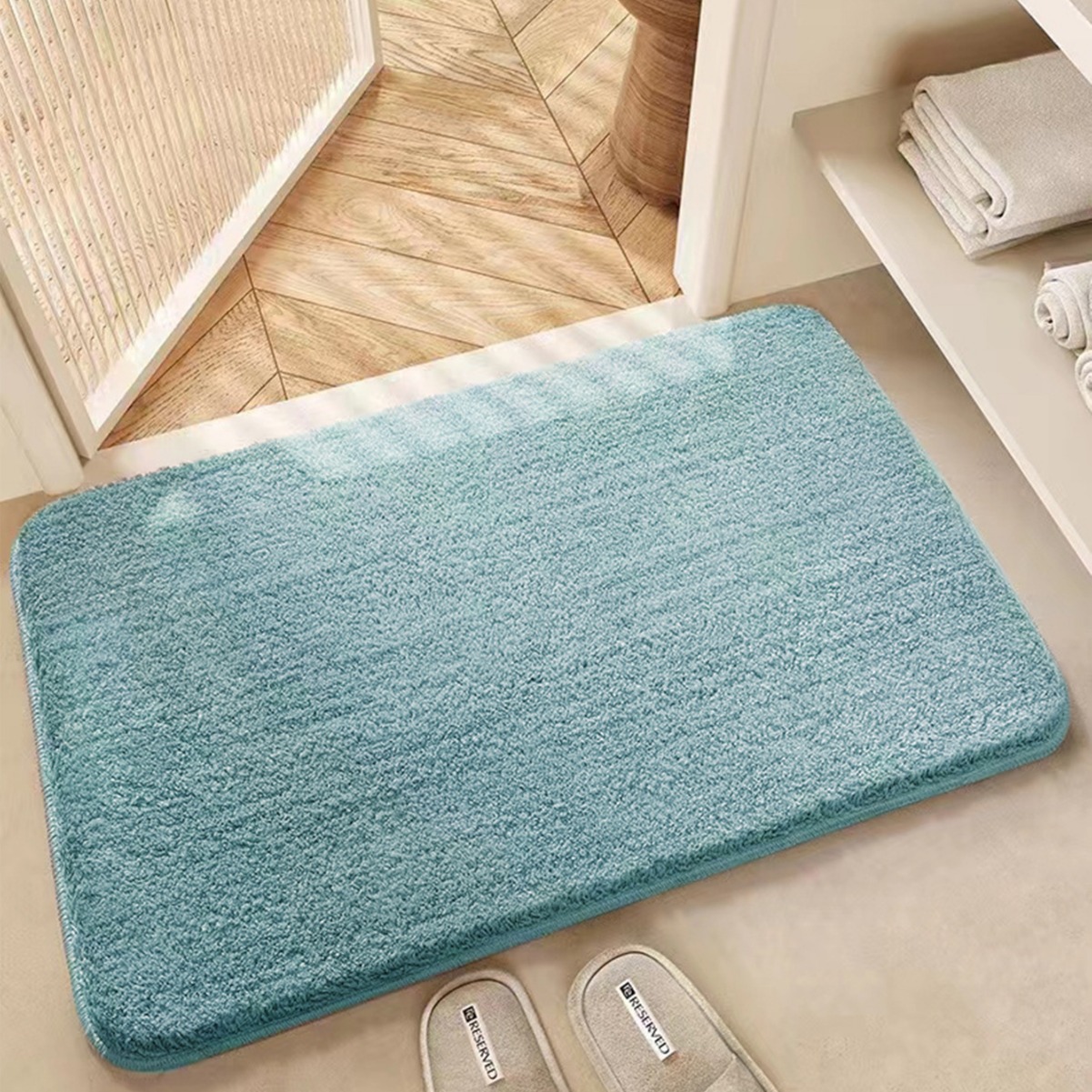 长绒毛吸水地垫卫浴进门浴室垫防滑垫卫生间门口门垫加厚脚垫