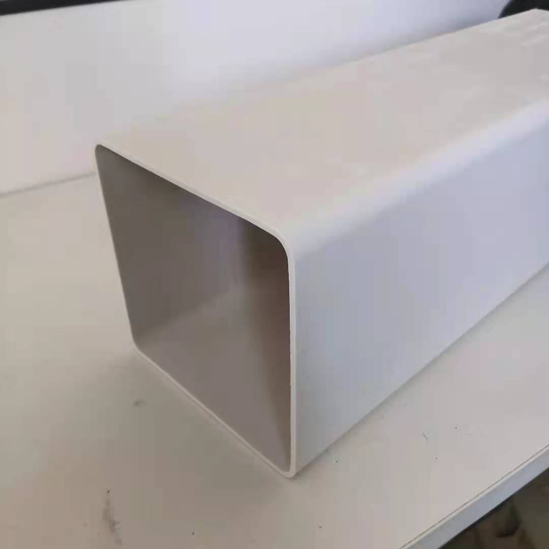 厂家直发距形方白色通信塑料方管标桩管穿线水培通风排水pvc方管