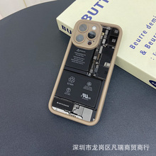 复古适苹果16PROMAX手机壳iphone11/2/3/4/15/xr/xsmax保护套78