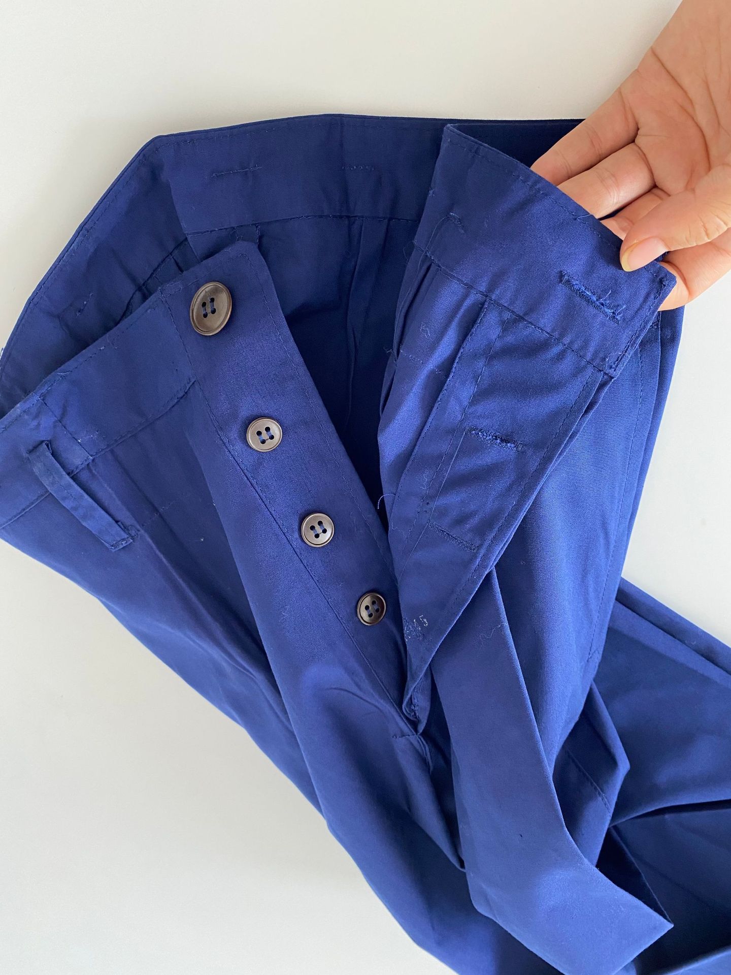 老式黄涤卡裤 87演出摄影87蓝涤卡裤 军绿聚会老款工作的确良裤子