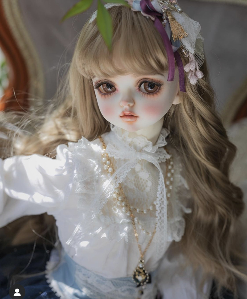 6分bjd凯蒂娃娃仿真玩具生日礼物儿童女孩换装公主sd洋娃娃假发套