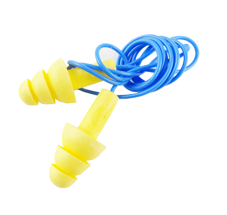 3m4004圣诞树型游泳耳塞工业睡眠学习隔音静音降噪防噪音带线耳塞