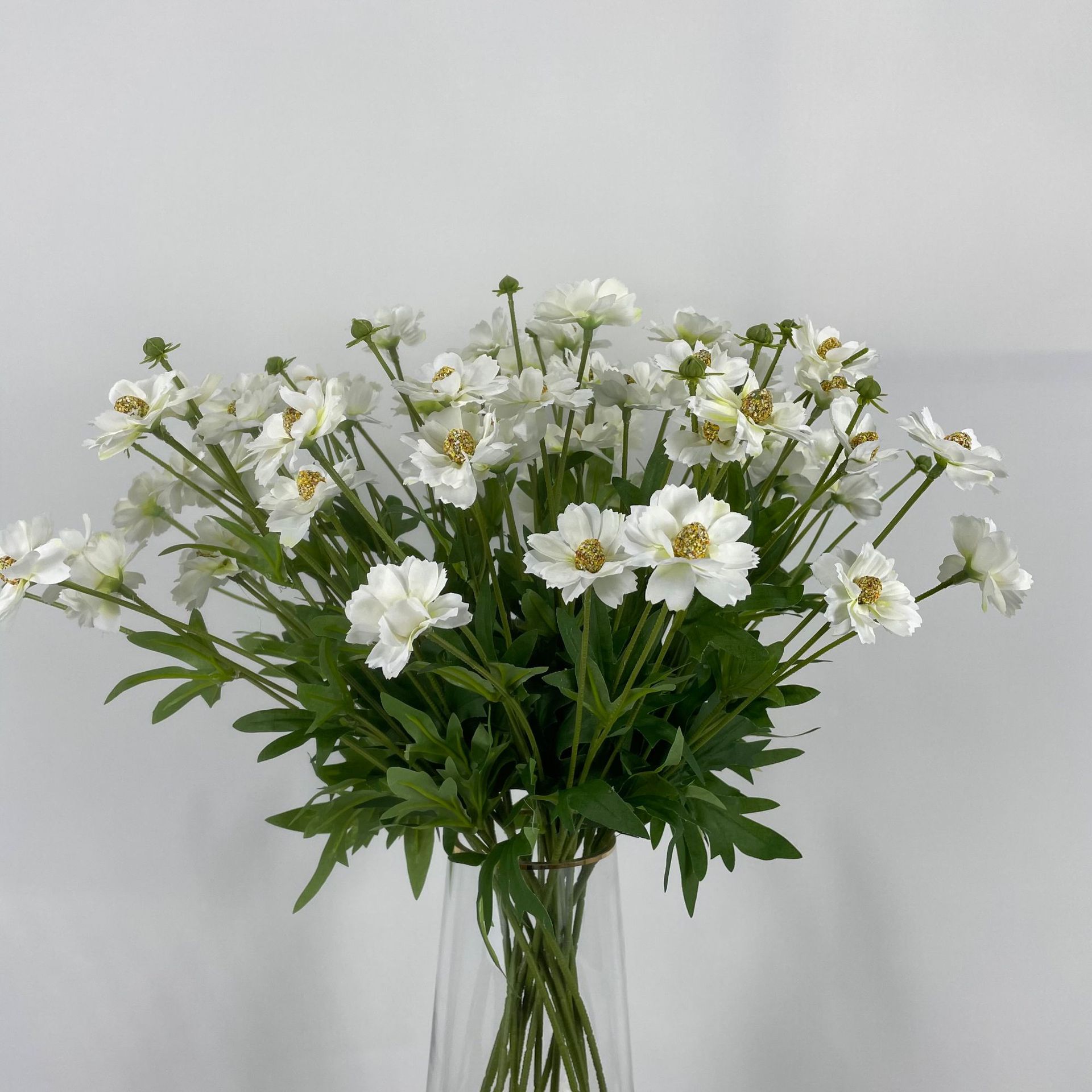 厂家小清新田园小野菊 小雏菊仿真花家居橱窗装饰手捧花绢花批发