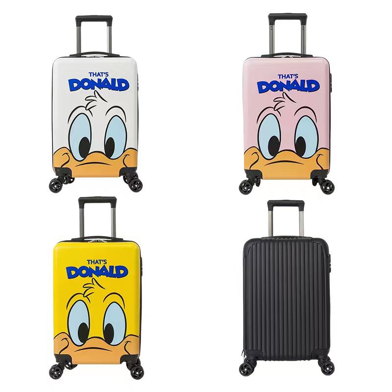 儿童卡通图案拉杆箱20寸小行李箱拉链密码锁登机箱活动礼品卡通箱