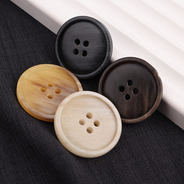 大衣风衣上衣西装裤子袖子圆形树脂四眼花纹渐变男女士高档纽扣子