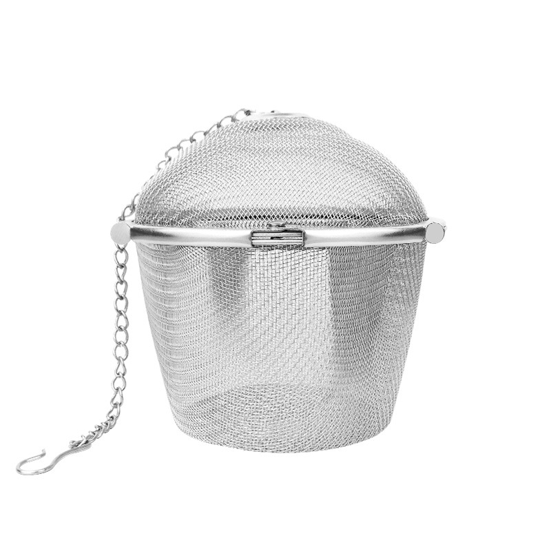 304 Stainless Steel Tea Ball Seasoning Jar Tea Filter Tea Ball Household Stew Ingredients Ball Seasoning Ball Tea Making Device