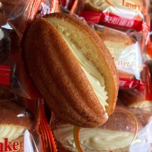 面包硬奶油夹心娃娃脸蛋糕黄奶油蛋糕小时候的童年休闲零食厂包邮