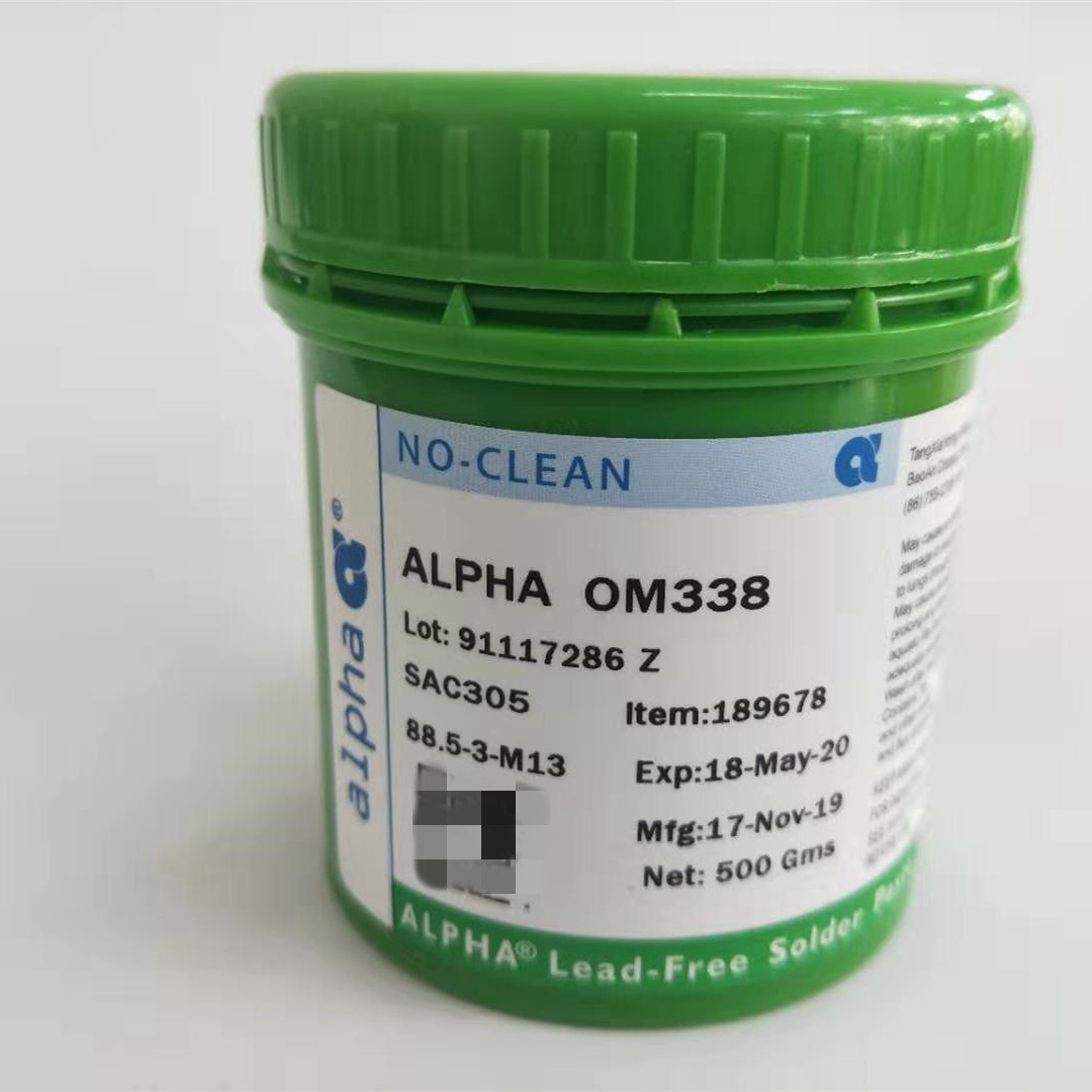 原装alpha阿尔法sac305无铅锡膏环保无铅高温焊锡膏om338无铅锡浆
