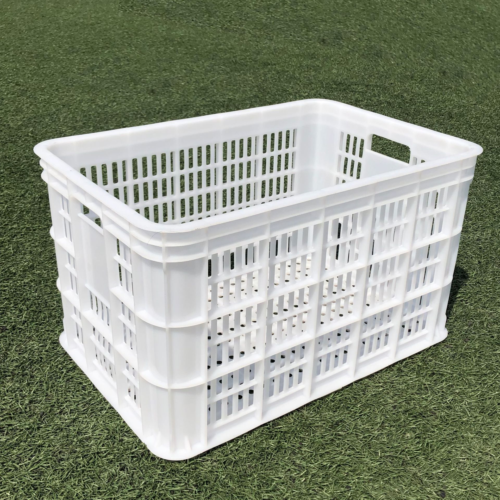 大号塑料筐长方形水果蔬菜周转箱加厚塑料框中转箱框子服装周转筐