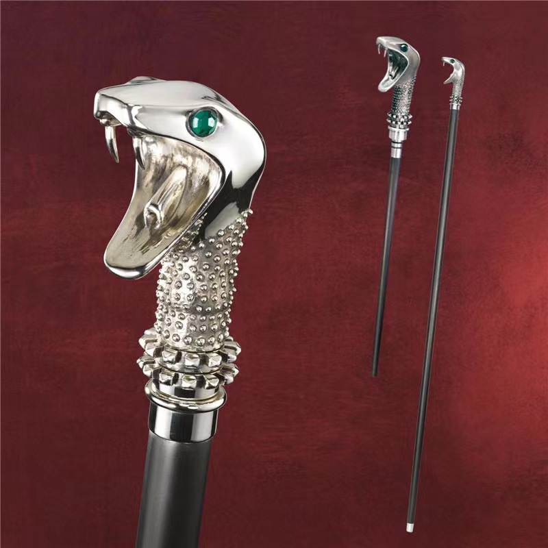 厂家批发哈利波特北京环球影城正版卢修斯蛇杖蛇头权杖卢修斯魔杖