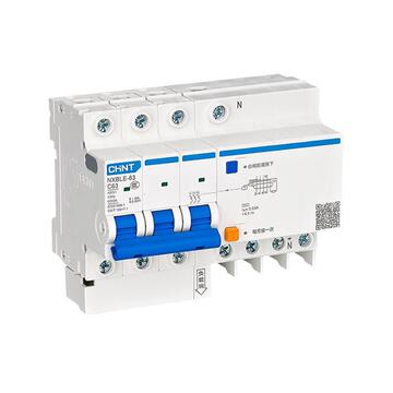 正泰电器 微型漏电断路器 nxble-63 3p n c40 30ma 6ka