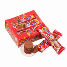 泰国进口网红零食食品阿华田Ovaltine麦芽巧克力奶油夹心饼干盒装