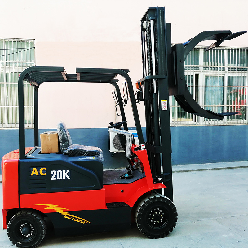 全电动抱夹叉车自动夹包机360翻转软抱纸筒布卷夹冰箱电器夹抱车