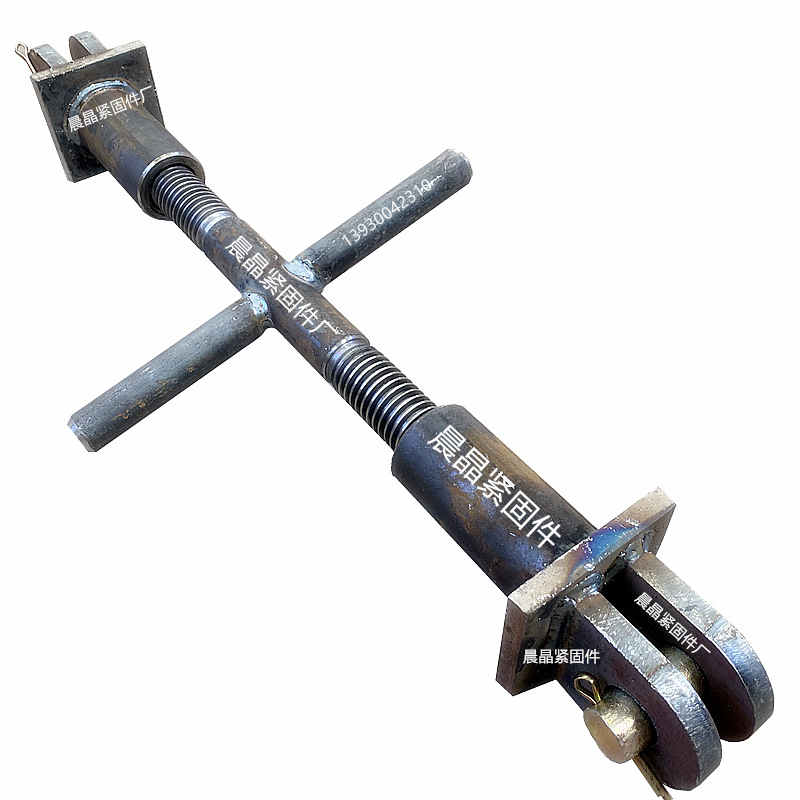 定制定做正反牙梯形丝杆路桥模板支撑拉伸调节梯型丝杆