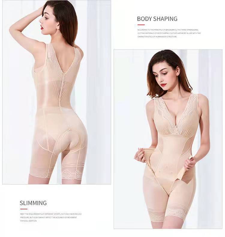 Enhanced Beauty Class Meter Rear Row Buckle Boxer Thin Body One-Piece Corset Slim Fit Slim Fitted Waist Corset