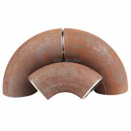 焊接铁弯头冲压弯头 无缝冲压弯头90度碳钢焊接弯头外径38 511