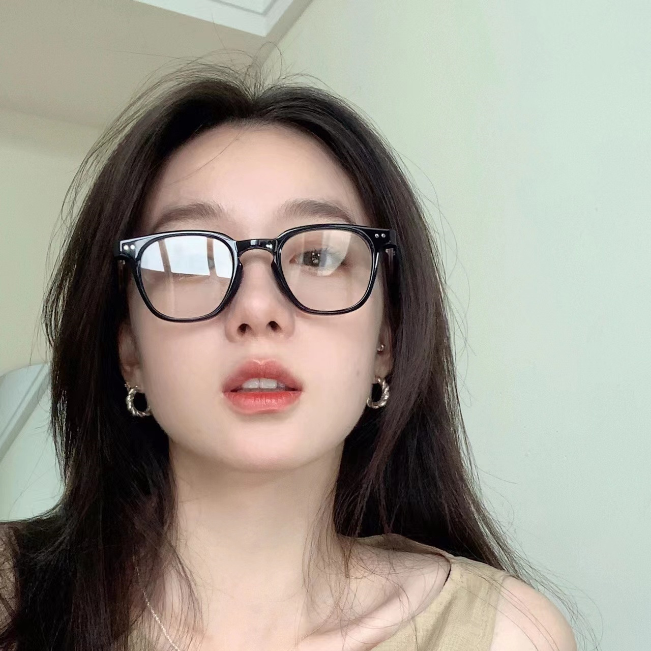 gm眼镜女lutt素颜网红小红书同款防蓝光可配近视学生平光镜男黑框