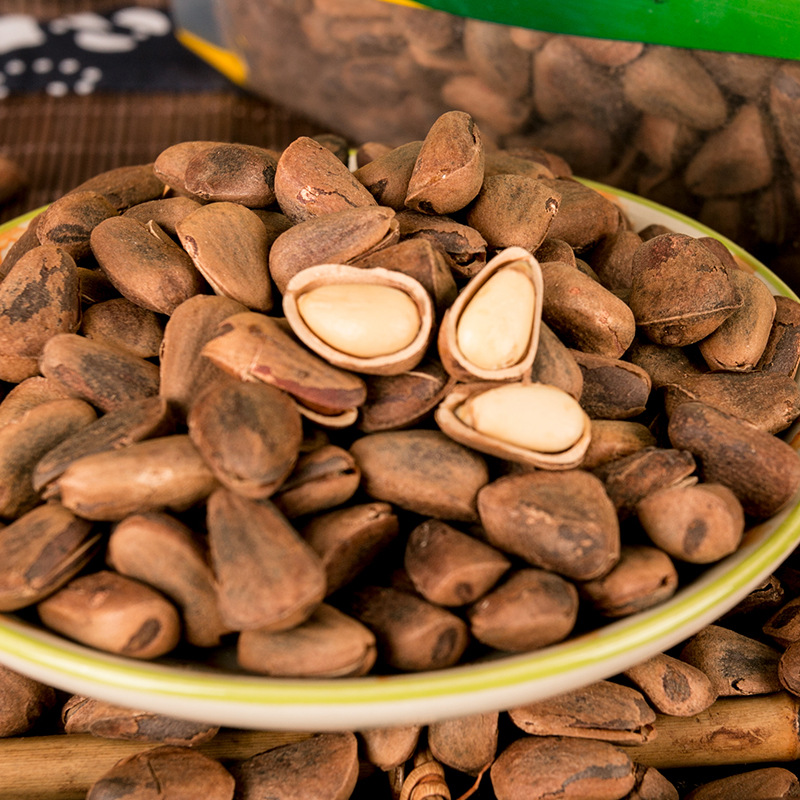 满子手工开口松子大颗粒新货东北梅河口特产原味野生手剥红松籽