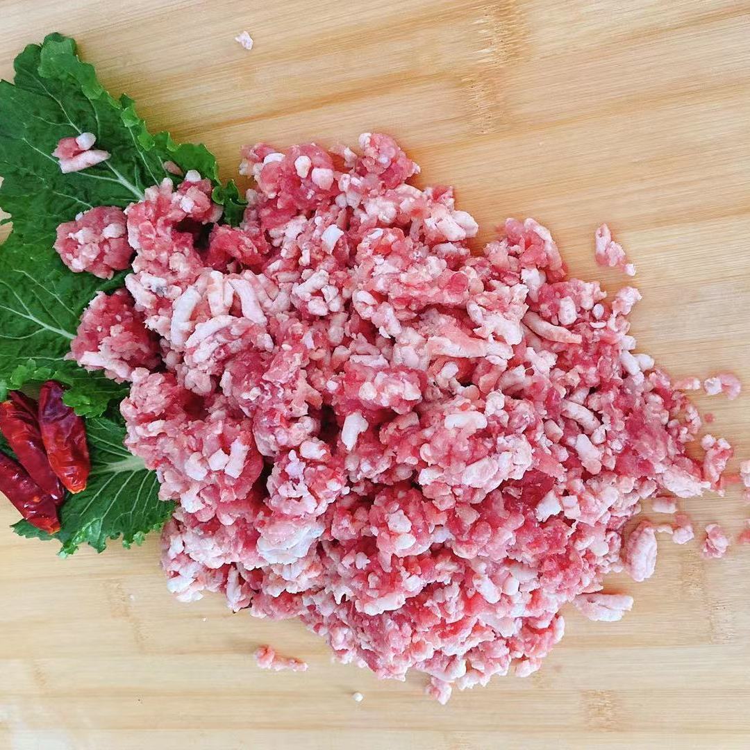 土猪肉猪肉馅新鲜五花肉馅饺子馅瘦肉馅肉丸馅丸子猪肉沫猪肉泥