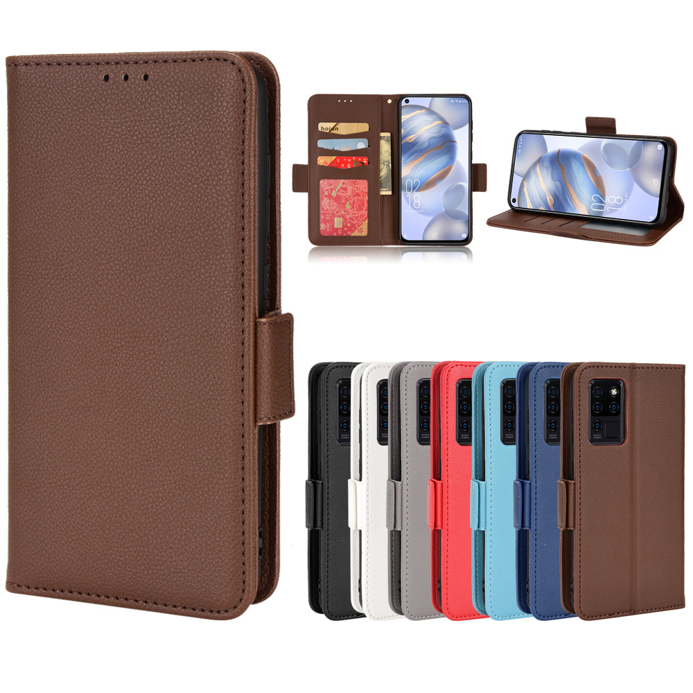 适用欧奇c21手机壳oukitel c21手机皮套翻盖插卡钱包保护壳荔枝纹