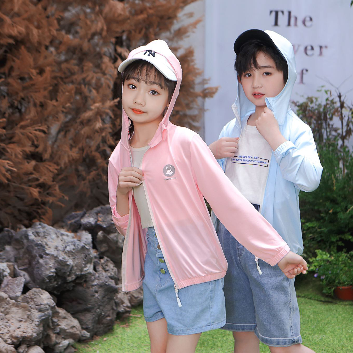 Children's Sun Protection Clothing Men and Women Same Style Sun-Protective Clothing Baby Lightweight Breathable Jacket Summer Wind Shield Korean Style Air Conditioner Coat