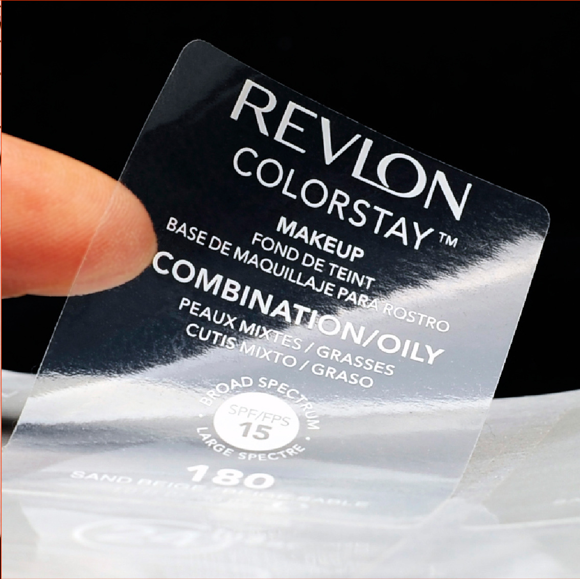 透明不干胶标签定 制logo贴纸彩色不干胶印刷封口贴烫金防伪标签