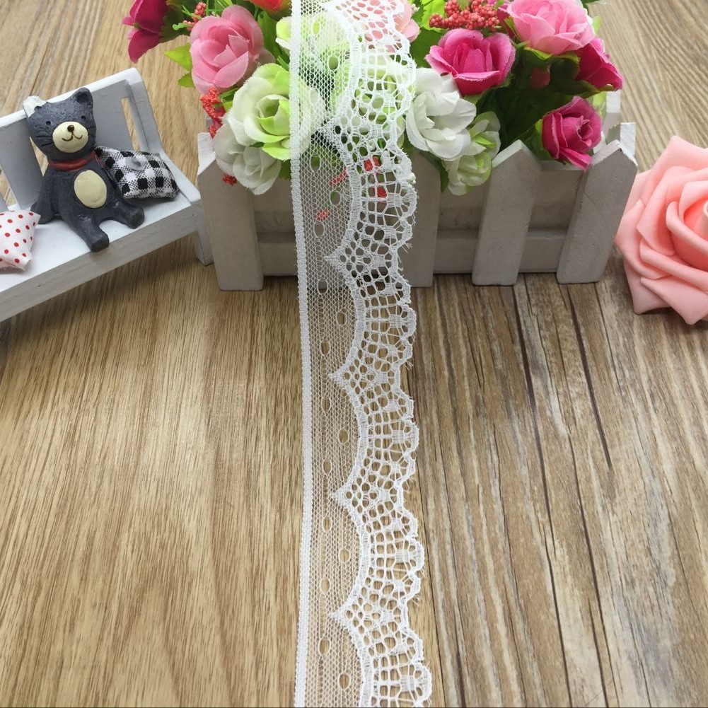 无弹蕾丝花边花边服装辅料现货供应299A#  宽度4CM