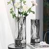 originality Art Glass vase fold Decoration a living room flower rose Lily Floral device Open House hotel Jewelry