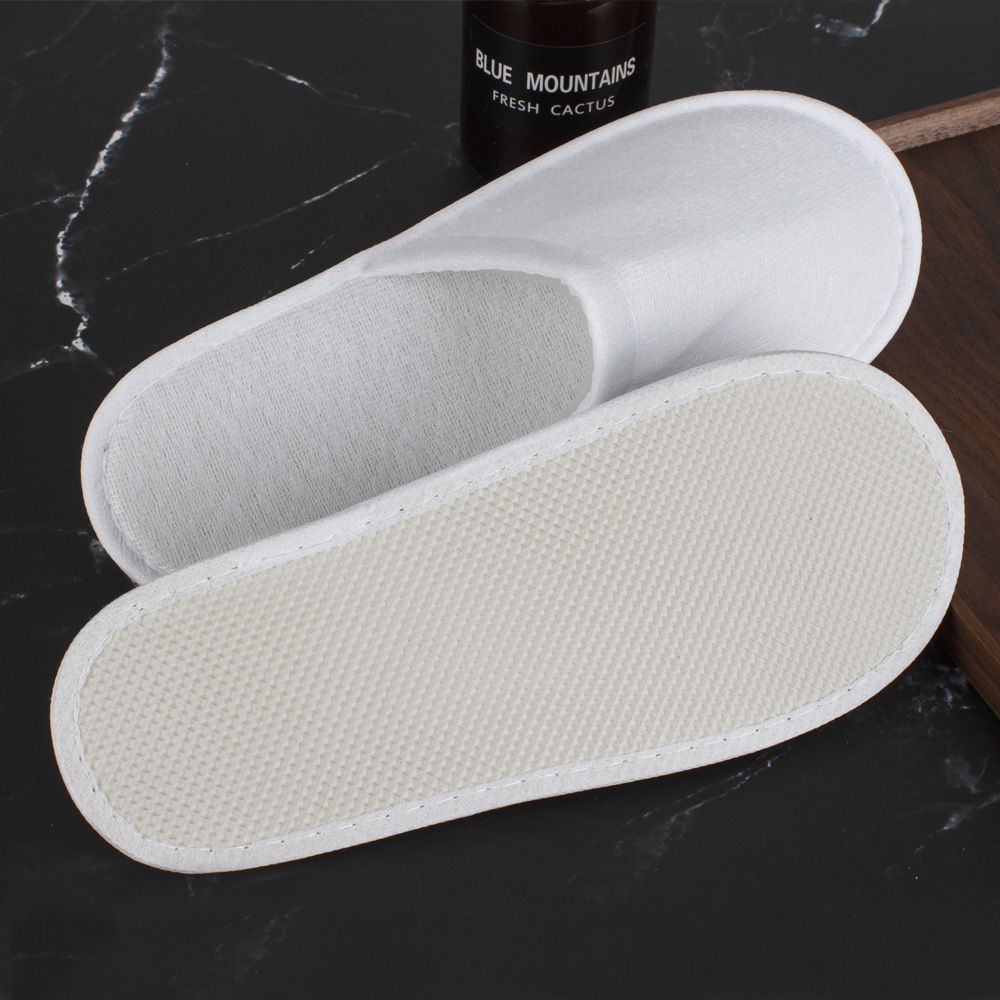 100 Double Five-Star Hotel Special Disposable Slippers Hotel Hospitality Beauty Salon Non-Slip Slippers Wholesale