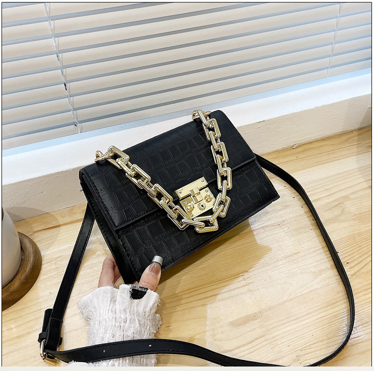 Stone Pattern Women's Pouches Women's Bag 2021 New Fashion Trending Handbag European and American Retro Shoulder Messenger Bag