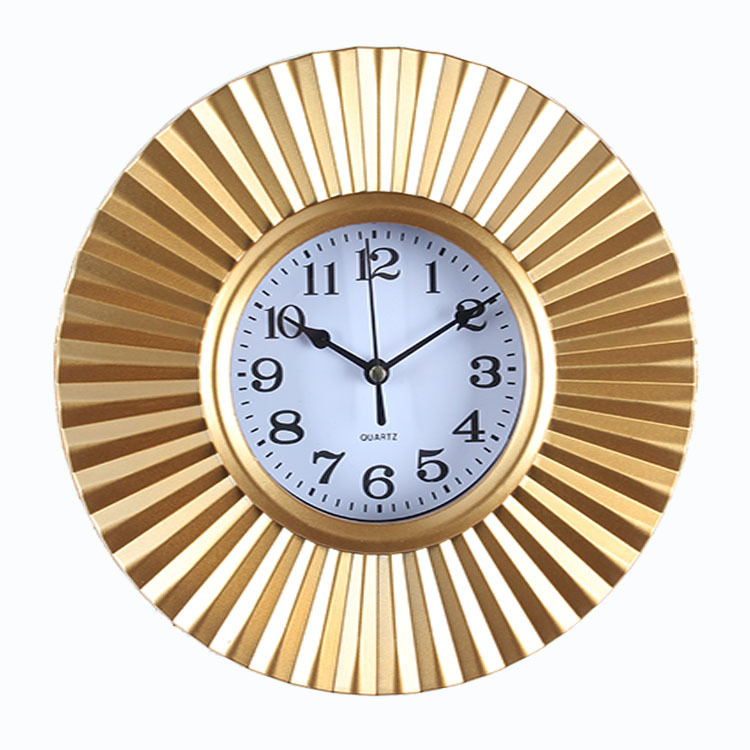 [10-Inch 25cm] Noiseless Hanging Clock Creative Fashion Home Living Room Three-Dimensional Flower-Shaped Simple Wall Clock Wholesale