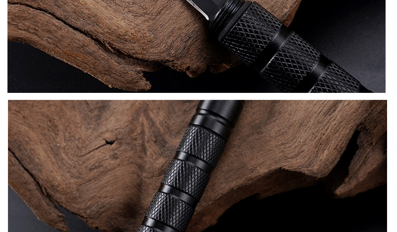 新款铝合金多功能战术笔破窗锥edc户外求生带闪烁led亚马逊amazon