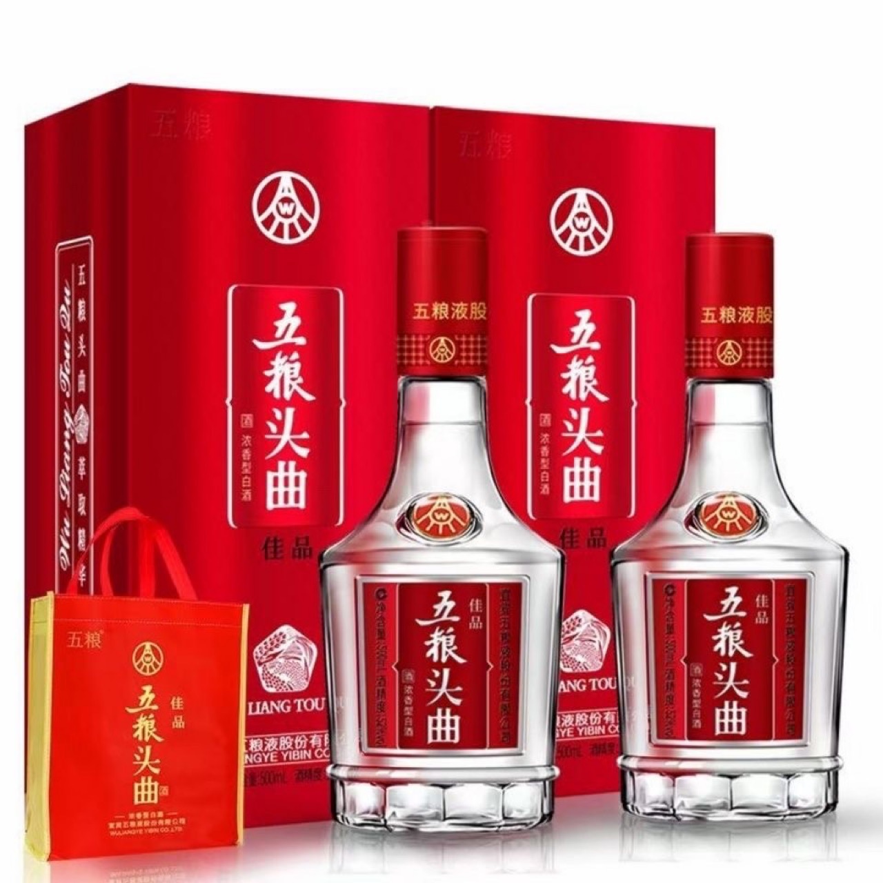 五粮头曲佳品52度500ml×6瓶浓香型白酒
