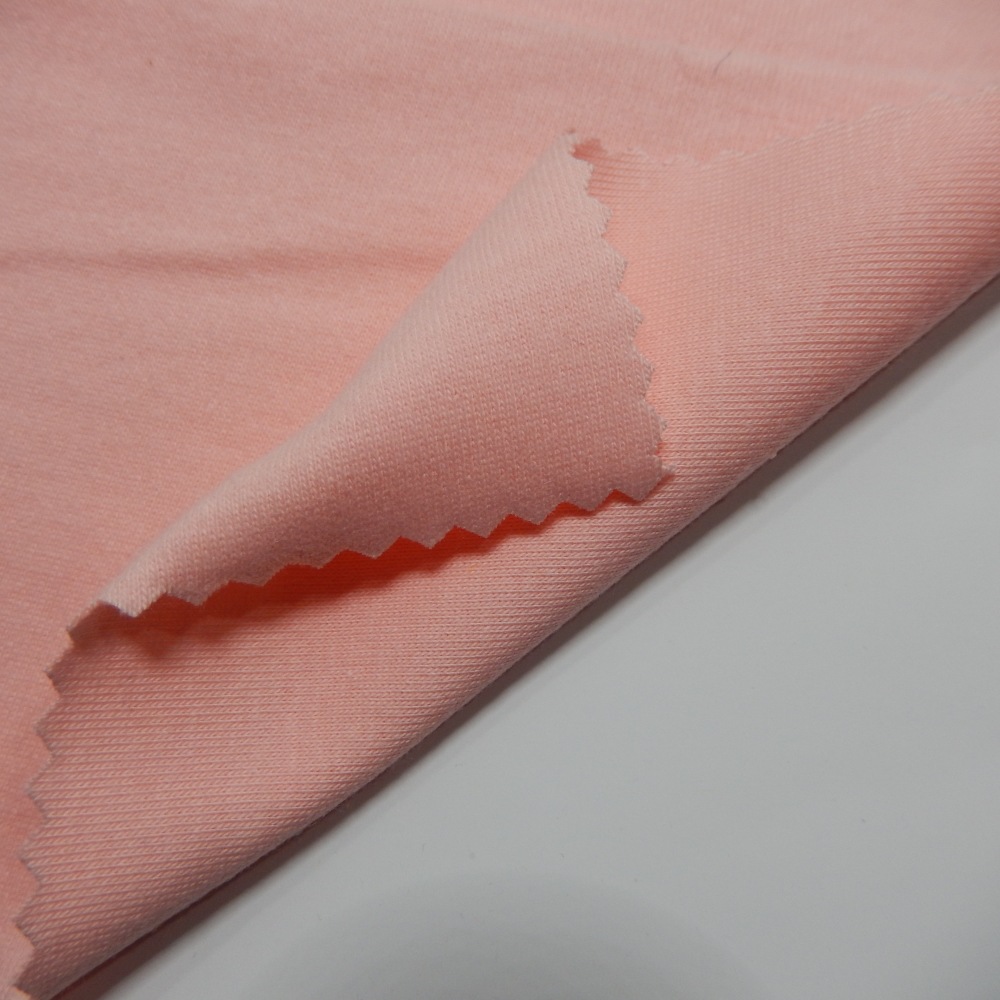 圆领简约精梳棉针织汗布t恤重磅棉氨面料 230g 仿羊毛磨毛拉架