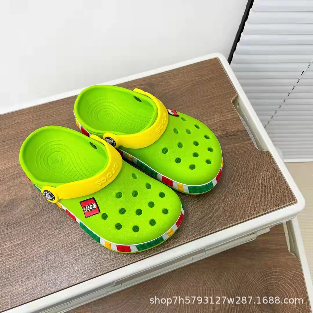 卡洛驰洞洞鞋cros男女儿童外穿防滑时尚情侣平底包头凉拖夏沙滩鞋