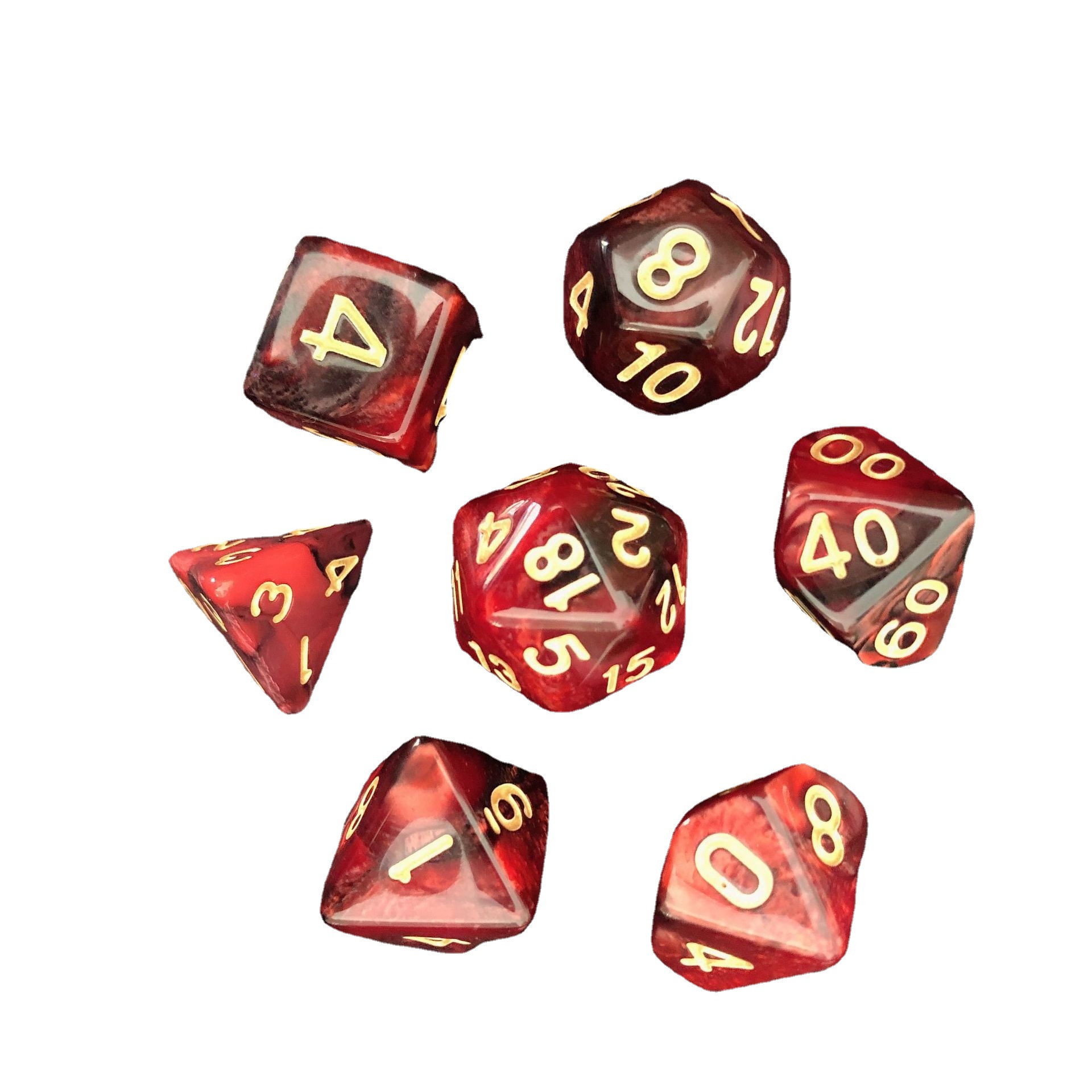 【双色骰子】厂家直供 亚克力跑团套装 玩具骰子 可定制色子颜色