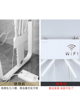 TUF4无线wifi路由器收纳盒壁挂式免打孔理线器墙面贴机顶盒光猫固