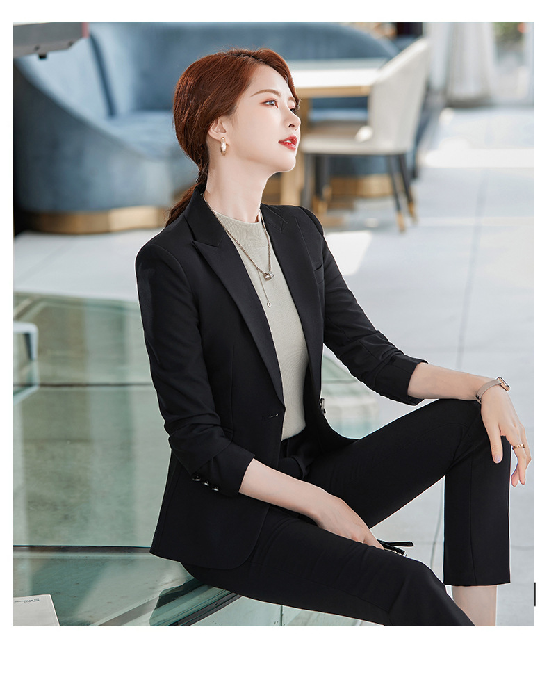 商务精英销售律师西装套装女士ol职业装时尚气质主持人正装工作服
