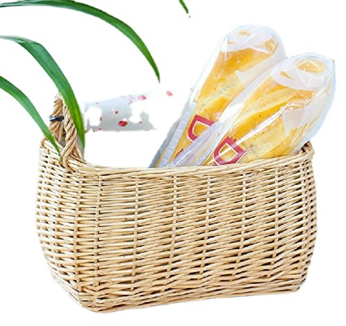 Wicker Basket Eggs Knitted Basket round Willow Basket Egg Storage Home Storage Basket